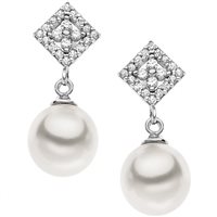 Orecchini Comete Donna in Oro bianco Perla ORP551 - ORP551